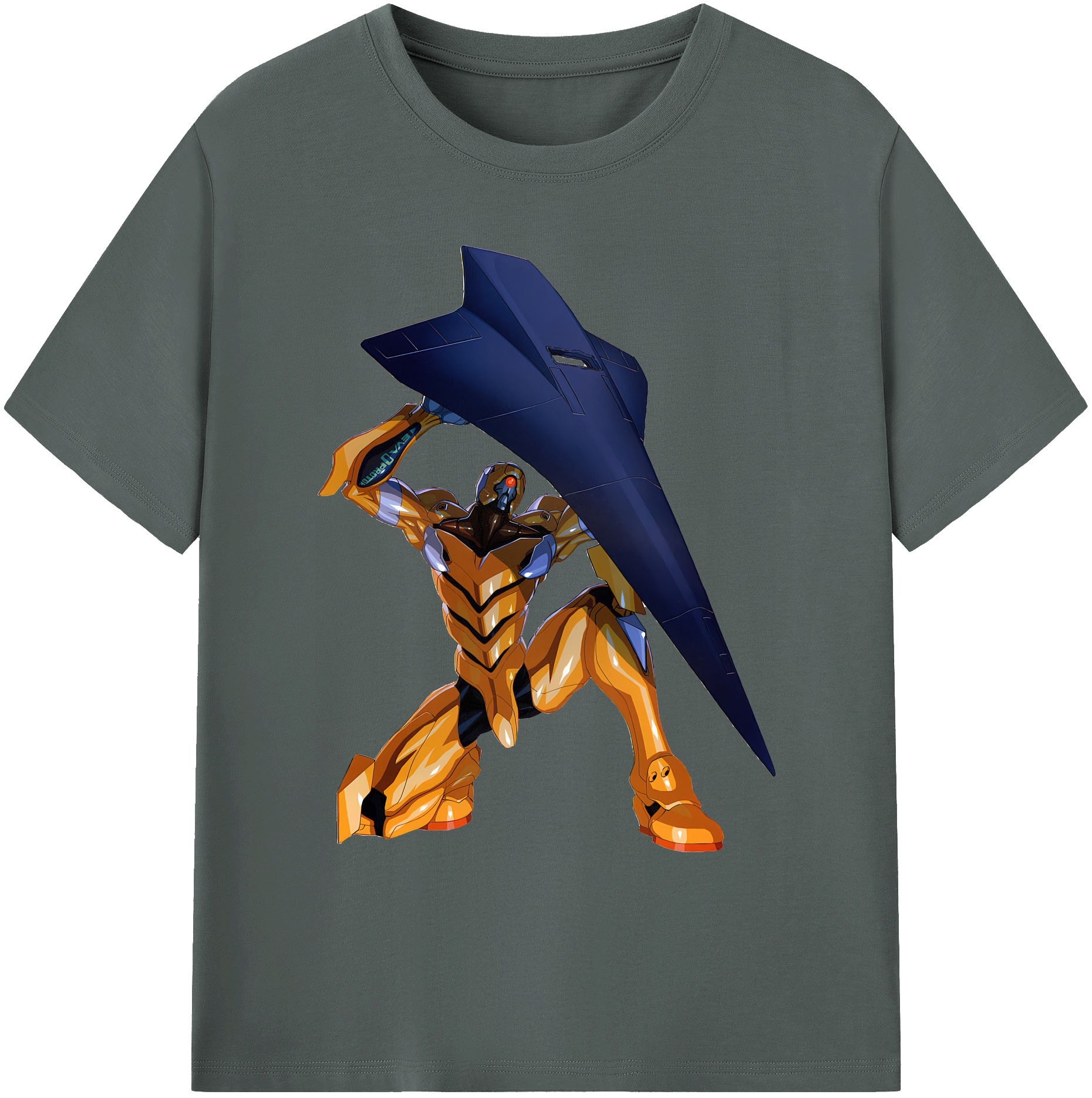 （画像用） EVA 新世紀エヴァンゲリオン 綿100％ メンズ半袖Tシャツ｜肌触りやわらか＆通気性